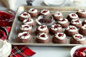 Indulge in Decadence with Black Forest Cherry Thumbprint Cookies