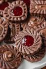 chocolate thumbprint cookies