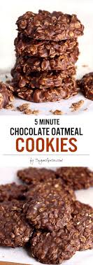 Indulge in Deliciousness: No Bake Chocolate Oatmeal Cookies for Quick and Easy Treats!
