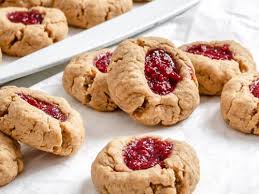 peanut butter and jelly cookies