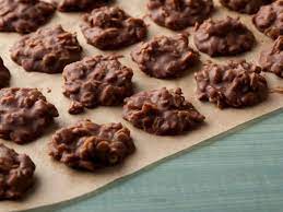 no bake peanut butter and chocolate cookies