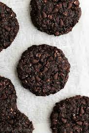 healthy chocolate oatmeal cookies