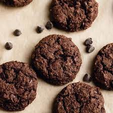 almond flour double chocolate chip cookies
