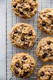 peanut butter oat chocolate chip cookies
