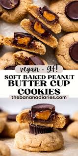 gluten free peanut butter cup cookies