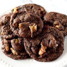 double chocolate chip walnut cookies