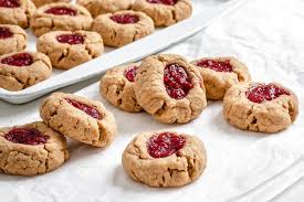 vegan peanut butter and jelly cookies