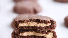 peanut butter filled chocolate cookies