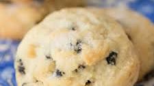 lemon blueberry shortbread cookies