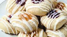 lemon raspberry shortbread cookies