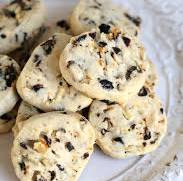 cranberry walnut shortbread cookies