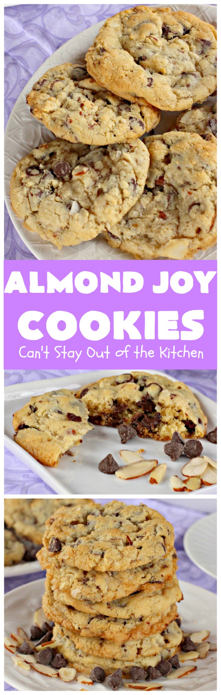 almond joy cake mix cookies