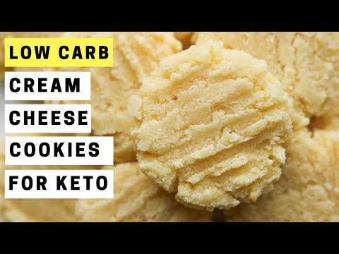 coconut flour cream cheese cookies