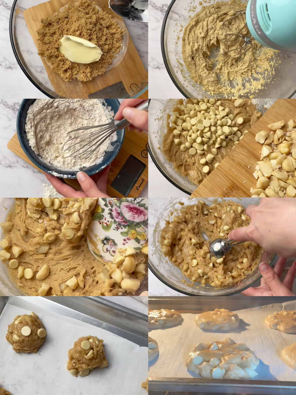 vegan white macadamia nut cookies
