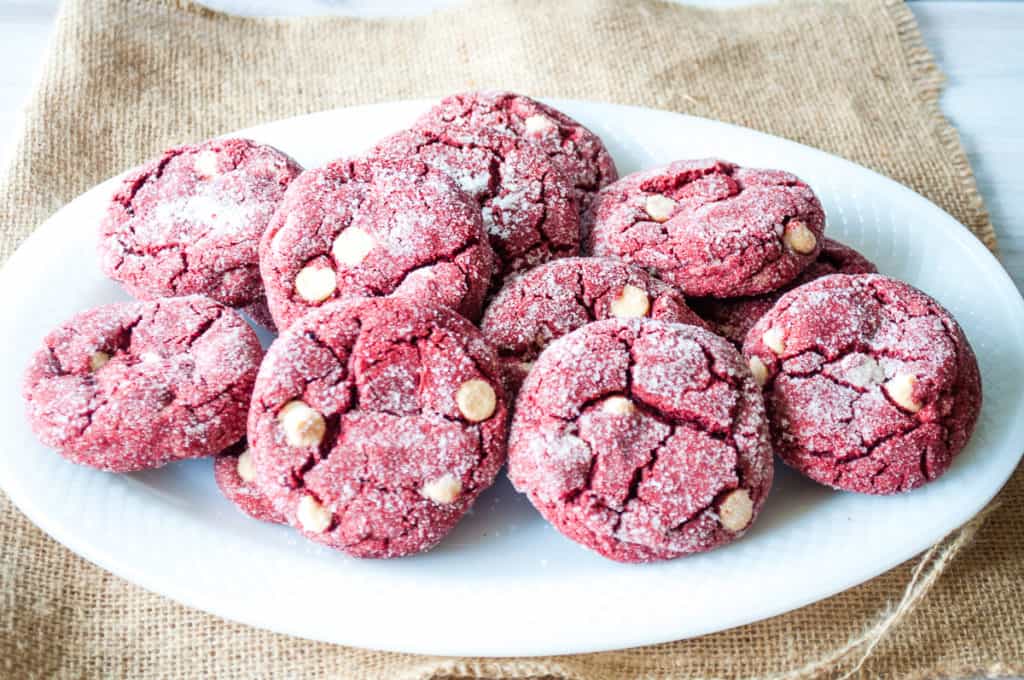 red velvet cake mix cookies