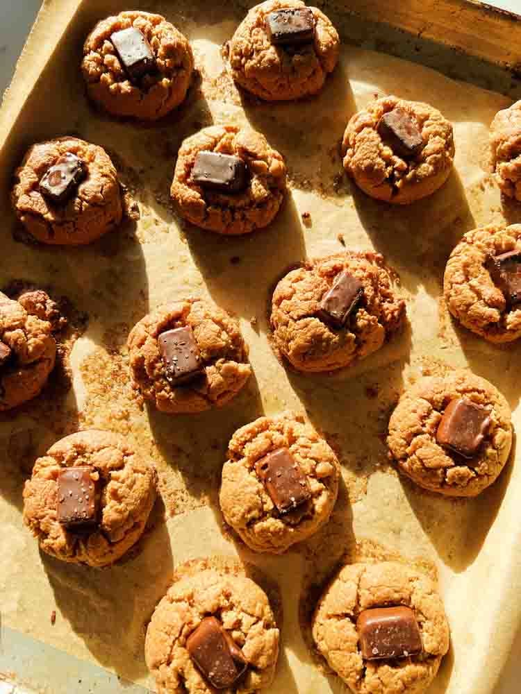 4 ingredient peanut butter cookies