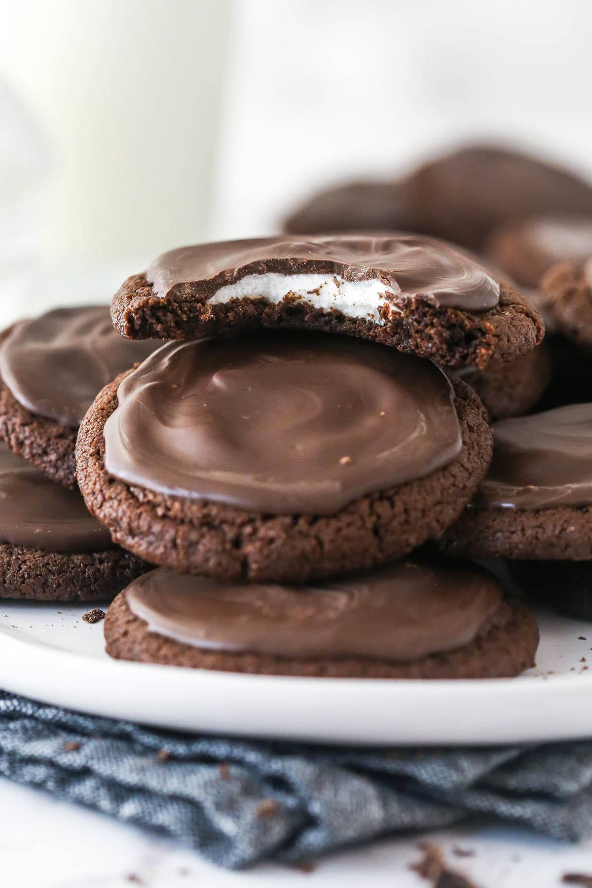 chocolate marshmallow cookies