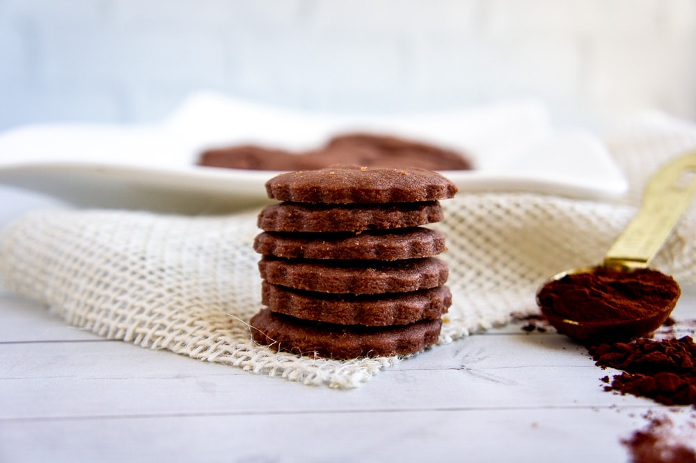 chocolate shortbread cookies