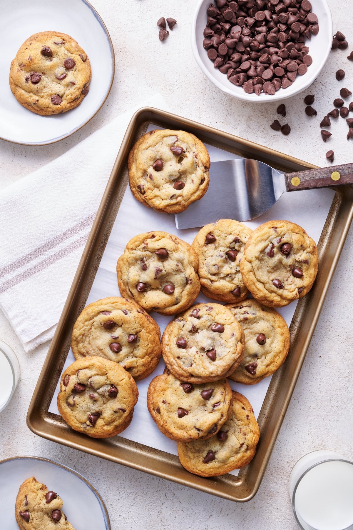 homemade chocolate chip cookies
