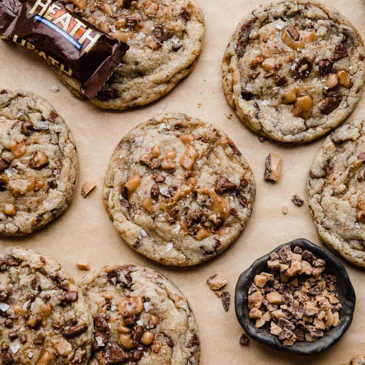Indulge in Delicious Heath Bar Cookies for a Sweet Treat