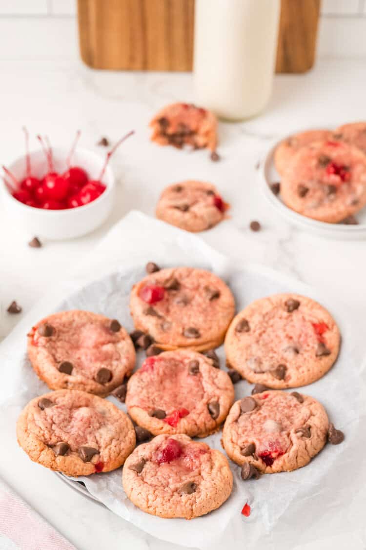 cherry chocolate chip cookies