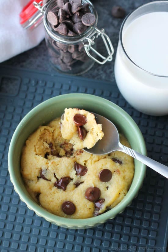 Quick Fix: Microwave Chocolate Chip Cookie Delight