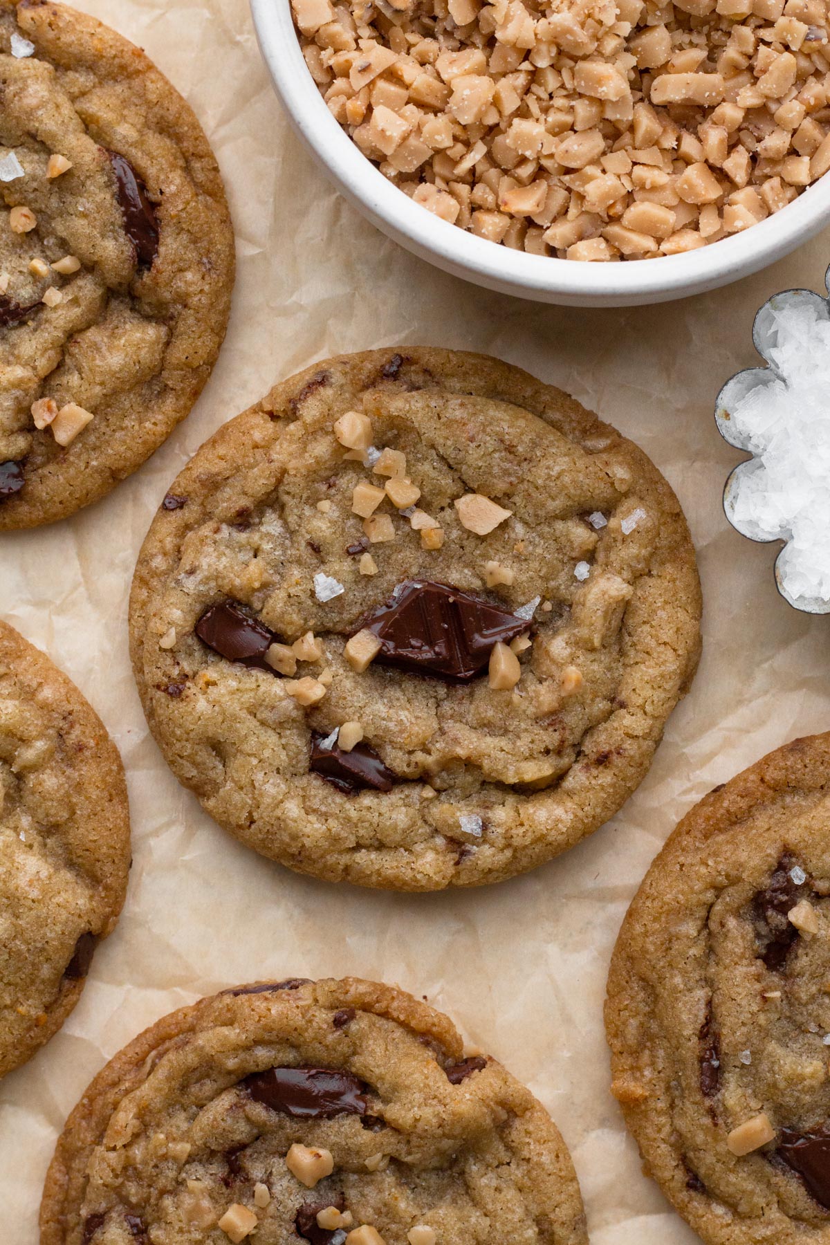 toffee chocolate chip cookies