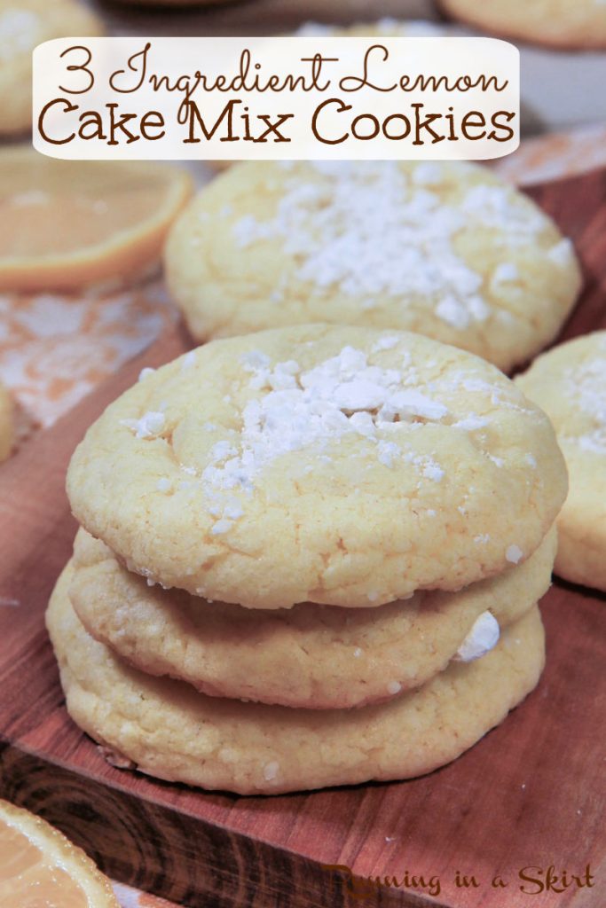 Quick and Easy 3 Ingredient Cake Mix Cookies Recipe