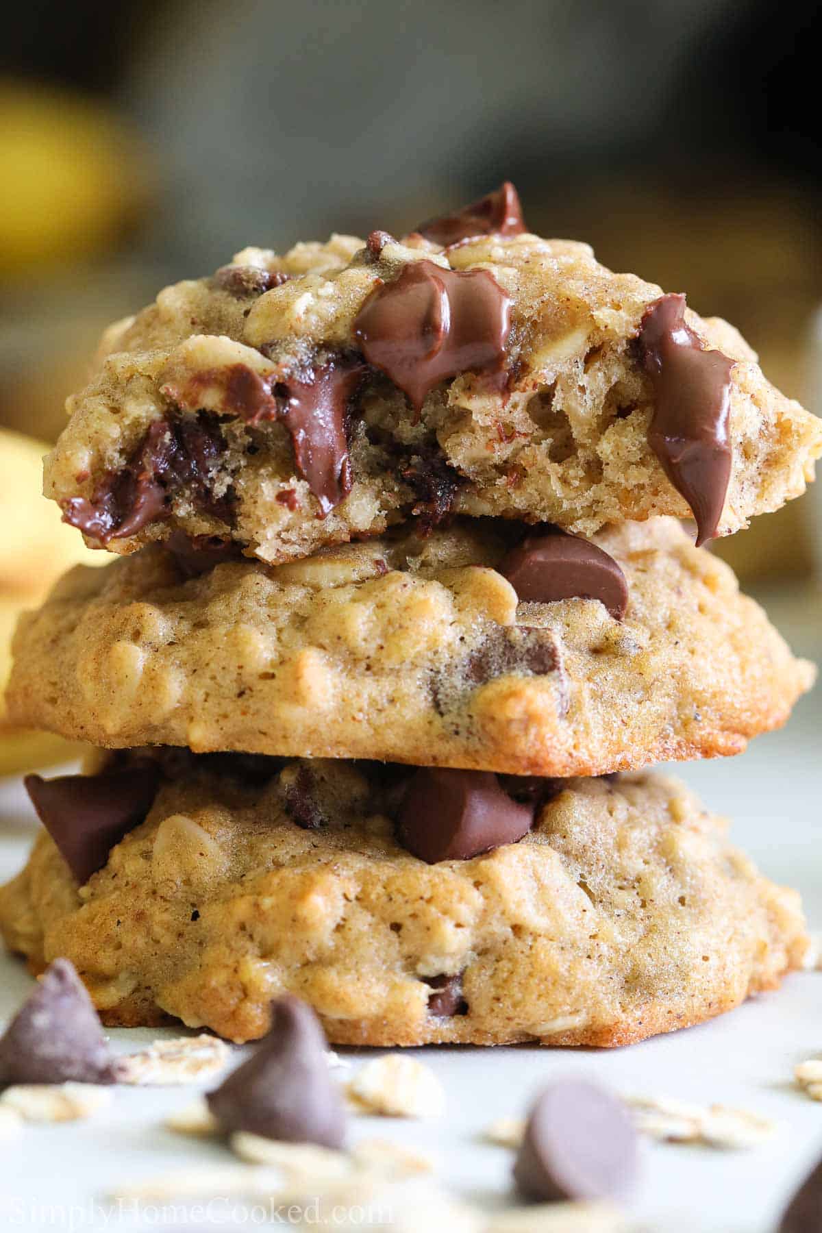oat chocolate chip cookies